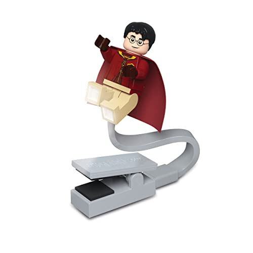 LEGO Harry Potter - Harry Verstellbare USB- und batteriebetriebene LED-Lampe zum Lesen von Büchern für Potterheads - 76 mm große Figur (CL29) - Inklusive 2 CR2025-Batterien von IQ