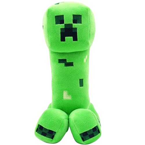 IQEPXTGO Minecraft Plüsch Kuscheltier Anime Puppe, KinderUrlaub Geschenke Freundin Festival, Weihnachten Urlaub Geschenke Plüsch Plush Toys Cartoon plüschtier Anime Puppe 25cm von IQEPXTGO