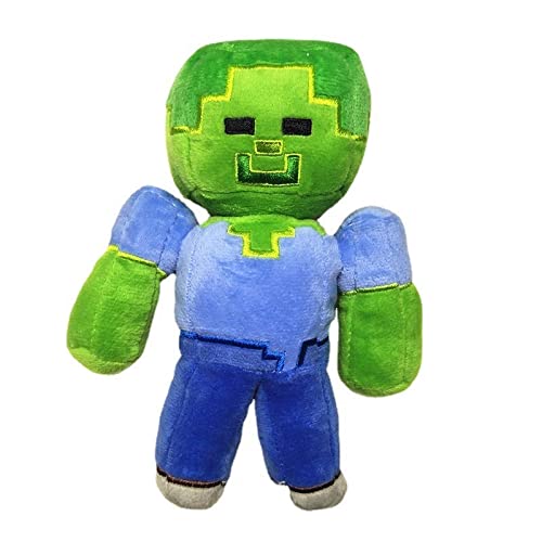 IQEPXTGO Minecraft Plüsch Kuscheltier Anime Puppe, KinderUrlaub Geschenke Freundin Festival, Weihnachten Urlaub Geschenke Plüsch Plush Toys Cartoon plüschtier Anime Puppe 30cm(B) von IQEPXTGO