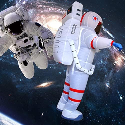 IRETG Aufblasbare Astronauten Kostüme für Erwachsene Jugend Raummann für Halloween Weihnachten Cosplay Party von IRETG