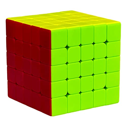 IRRDFO 5x5 Speed Cube, 5x5 Cube Puzzle ohne Aufkleber von IRRDFO