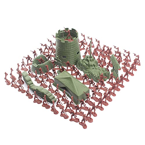 ISAKEN 100 Stück Spielfiguren Set von Armee Soldaten Figuren Militär Modell Spielesets, Armee Soldaten Figuren Militär Modell Modell Figuren Militärspielset Soldaten Armee Spielzeug für Kinder Jungen ISAKEN 100 Stück Spielfiguren Set von Armee Soldaten Figuren Militär Modell Spielesets, Armee Soldaten Figuren Militär Modell Modell Figuren Militärspielset Soldaten Armee Spielzeug für Kinder Jungen von ISAKEN