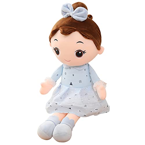 ISAKEN Baby Mädchen Stoffpuppe mit Hut und Kleidung, Weich Gefülltes Spielzeug Plüsch-Stofftier Dekoration Plüschwal niedlich Cartoon Mädchen Puppe Plüsch Spielzeug Kinder Geschenk, 45cm ISAKEN Baby Mädchen Stoffpuppe mit Hut und Kleidung, Weich Gefülltes Spielzeug Plüsch-Stofftier Dekoration Plüschwal niedlich Cartoon Mädchen Puppe Plüsch Spielzeug Kinder Geschenk, 45cm von ISAKEN