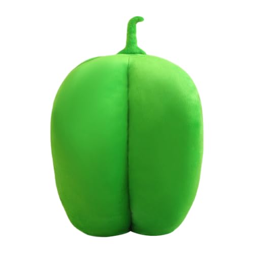 ISAKEN Chili Pepper Plüschkissen, Chili Pepper Plush Pillow Plush Toy Chili Pfeffer Kissen Spielzeug Kinderspielzeug Spielzeug Plüsch Chili Pepper Plüschtier Plüschpuppe für Mädchen Jungen von ISAKEN