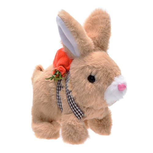 ISAKEN Elektrische Kaninchen Plüschtier, Hase Stofftiere Plüschtiere kuschelig weicher Kaninchen Plüsch umarmendes Kissen Puppe Geschenke für Geburtstag Valentinstag ISAKEN Elektrische Kaninchen Plüschtier, Hase Stofftiere Plüschtiere kuschelig weicher Kaninchen Plüsch umarmendes Kissen Puppe Geschenke für Geburtstag Valentinstag von ISAKEN