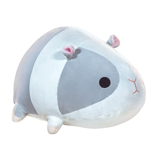 ISAKEN Kawaii Hamster Kuscheltier Plüschtier Plüsch Meerschweinchen Spielzeug Kuscheltierkissen Plüschtier für Jungen, Mädchen & Babys, Flauschiges Stofftier zum Kuscheln, Spielen & Schlafen von ISAKEN