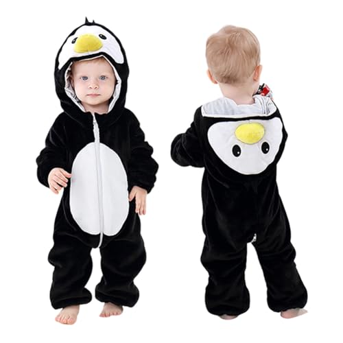 ISAKEN Kinder Tier Jumpsuit, Mädchen Jungen Kapuze Jumpsuit Unisex Unisex Baby Strampler Jumpsuit Kostüm für Kinder für Karneval Halloween Cosplay Kostüm Outfit von ISAKEN