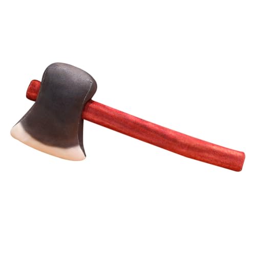 ISAKEN Kuscheltier Axe Plüschtier, Halloween Blutige Axt 40CM, Gruselige Requisite für Halloween Kostüm-Accessoires, Kinder Plüsch Axe für Kinder Mädchen Jungen von ISAKEN