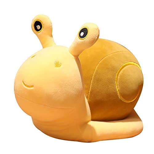 ISAKEN Kuscheltier Schnecke Plüschtier Kawaii Schnecke Puppenspielzeug Plüsch Schnecken Stofftier Kinder Junge Mädchen Geburtstagsgeschenk Home Dekorationen Tier Cartoon Spielzeuge, 20CM von ISAKEN