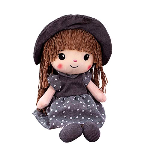 ISAKEN Niedliche Kuschelpuppe Plüschpuppe, Weiche Stoffpuppe Baby Puppe Doll mit Kleidung, Mädchen Plüschtier Gefüllte Puppen Anziehpuppe Plüsch Spielzeug Geburtstagsgeschenk für Kinder, 40CM ISAKEN Niedliche Kuschelpuppe Plüschpuppe, Weiche Stoffpuppe Baby Puppe Doll mit Kleidung, Mädchen Plüschtier Gefüllte Puppen Anziehpuppe Plüsch Spielzeug Geburtstagsgeschenk für Kinder, 40CM von ISAKEN