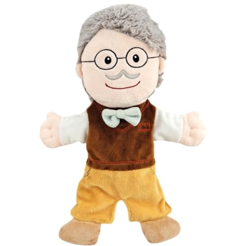 ISAKEN Plüsch Handpuppen, Plüschtiere Kinderhandpuppen mit beweglichem offenem Mund Plüsch Handpuppen Spielzeug Fantasievolles Spiel für Geschichtenerzählen Unterrichten von ISAKEN