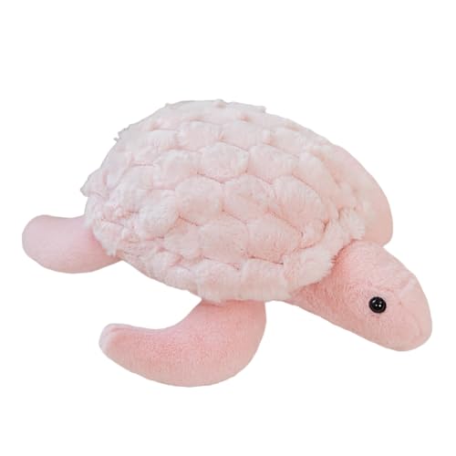 ISAKEN Schildkröte Plüschpuppe, Meerestier Plüschtier PP Baumwoll Füllung Spielzeug Realistisches Schildkröte Weiches Plüschtier für Weihnachten Geburtstag Geschenk von ISAKEN