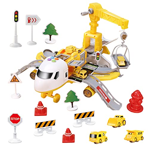 ISAKEN Transport Flugzeuge Spielzeug, Transport Fracht DIY Flugzeug Spielset, Spielzeugauto Modell Set Kinder Rollenspiel DIY Fahrzeuge Motorik Lernspielzeug Spielzeug Geschenk für Kinder ISAKEN Transport Flugzeuge Spielzeug, Transport Fracht DIY Flugzeug Spielset, Spielzeugauto Modell Set Kinder Rollenspiel DIY Fahrzeuge Motorik Lernspielzeug Spielzeug Geschenk für Kinder von ISAKEN