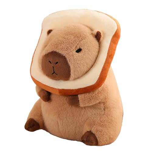 ISKAEN Capybara Plüschtier, 30cm Niedliche Capybara Kuscheltier Plüsch Puppen Super Weiche Gefüllte Spielzeug Lustige Kostümen Stofftiere Spielzeug Stofftiere Geschenk für Kinder Mädchen Jungen von ISAKEN