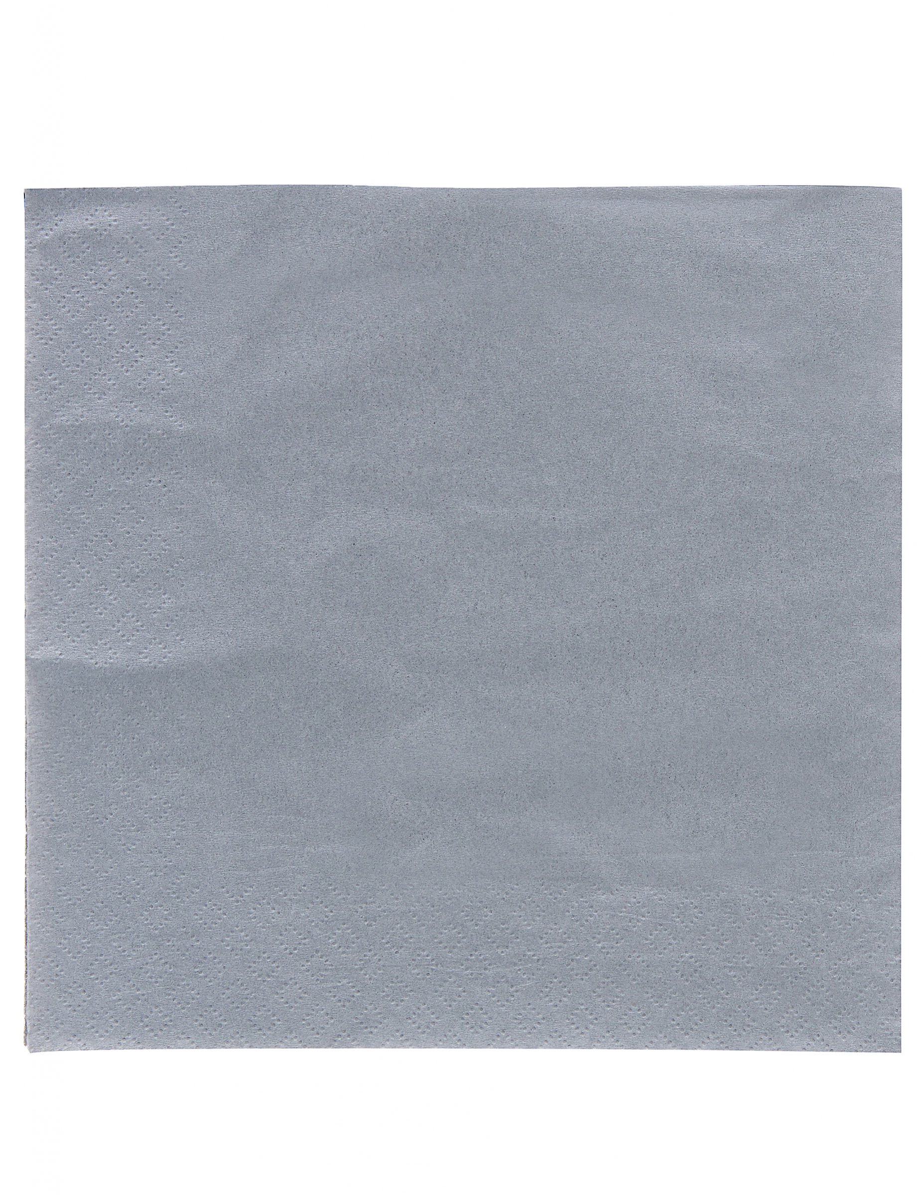 Graue Servietten 50 Stk. 38 x 38 cm Graue Servietten 50 Stk. 38 x 38 cm von ISAP FRANCE