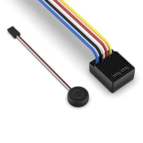 ISDT Bluetooth Taste des ESC70 Motor ESC Elektronischer Fahrtenregler mit Bremse Wasserdichter RC Car Tourenwagen/Buggies/Trucks/Rock Crawler (ESC70-70A) von ISDT