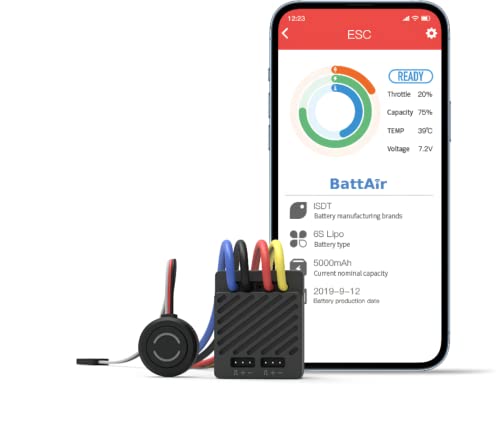 ISDT ESC 70 Automodell Brushed Fahrtregler,WP 1080,70/120A,gebürsteter Motor,RC Elektronischer Drehzahlregler,Intelligenter ESC mit Bremse,Wasserdicht für Ferngesteuertes Auto,1:10,1:8 Modell ISDT ESC 70 Automodell Brushed Fahrtregler,WP 1080,70/120A,gebürsteter Motor,RC Elektronischer Drehzahlregler,Intelligenter ESC mit Bremse,Wasserdicht für Ferngesteuertes Auto,1:10,1:8 Modell von ISDT