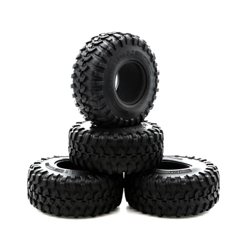 ISKDJBJG 1/10 Klettern Offroad-Reifen Spielzeugauto-Modell Weiche Gummireifen-Anbausatz Spielzeugauto-Modell Weiche Gummireifen für Sxc10 Trx4 Trx60/90 Series Simulation Tires von ISKDJBJG