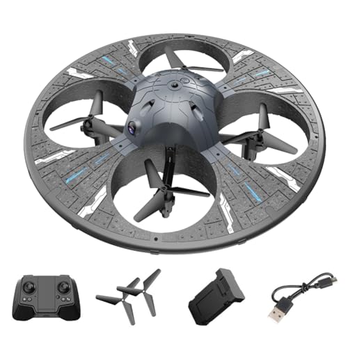 ISKDJBJG Mini-UFO-FPV-Drohnen mit HD-Kamera, Fernbedienung, Hindernisvermeidung, Dron-Quadcopter, RC-Flugzeug, Flugzeugspielzeug für Kinder, B von ISKDJBJG