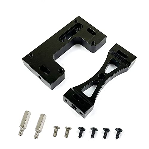 ISTOVO Metall Lenk Servo Halterung für 1/16 B1 B14 B16 B24 C14 C24 B36 MN D90 99S RC Auto Upgrade Teile,Schwarz von ISTOVO