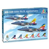 ITALERI 510001461 1:72 3er Set Aermacchi MB-339 PAN 60 Jahre von ITALERI