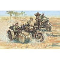 ITALERI 510006121 1:72 WWII Deutsche Motorräder von ITALERI