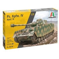 ITALERI 510006578 1:35 Deutscher Panzer Kampfwagen IV KwK 40L/48 von ITALERI