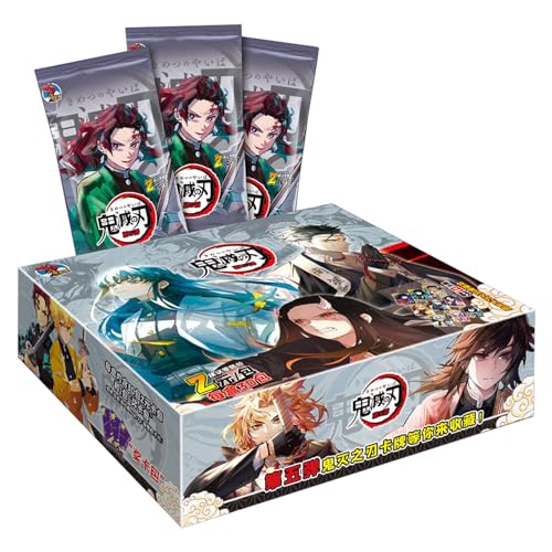 Demon Slay-er Card Booster Box - Anime CCG Collectible Poker/Trading Card Stage 30 Packs of 5 Cards/Pack (gm-2-5) von IUIUNIGA