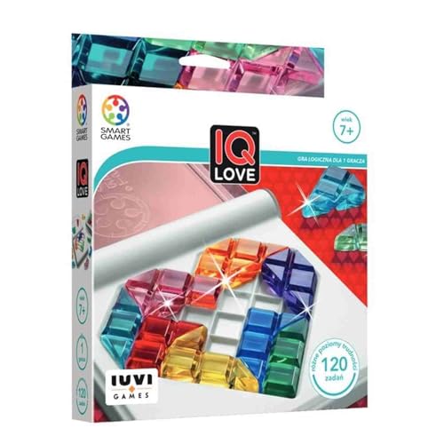 Mini-Reisespiel Smart Games - IQ Love (PL) | 120 Herausforderungen von IUVI Games