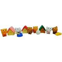 IWAKO 612004 Puzzle Radiergummi Puppy, sortiert von IWAKO