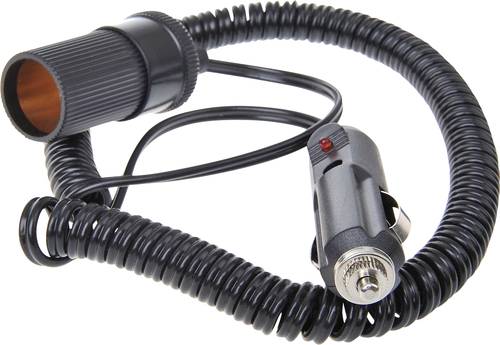 IWH Spiral-Verlängerungskabel 3 Meter 12/24 Volt Belastbarkeit Strom max.=10A 12 oder 24 V/DC von IWH