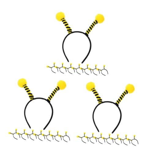 IWOWHERO 24 Stk Biene Haarreifen kinderkleider kinderkleidung bienenhaarreifen Kostümzubehör kinderkostüme Stirnband für Bienen-Haar-Accessoires bopper Cosplay-Kopfschmuck Party-Haarschmuck von IWOWHERO