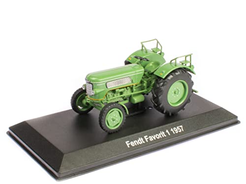 Fendt Favorit 1 1957 Traktor Fertigmodell Maßstab 1:43 in Vitrine von IXO/ALTAYA/ATLAS