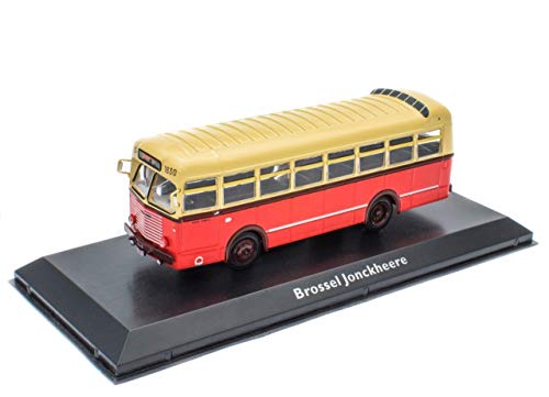 IXO/ALTAYA/ATLAS Brossel Jonckheere Bus Fertigmodell aus Die-Cast Metall in Vitrine 1:72 von IXO/ALTAYA/ATLAS