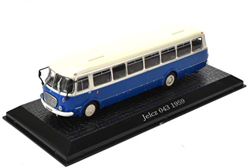 IXO/ALTAYA/ATLAS Jelcz 043 Bus Bus Fertigmodell aus Die-Cast Metall in Vitrine 1:72 von IXO/ALTAYA/ATLAS