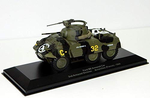 IXO/ALTAYA/ATLAS M8 Armored Car Ford Maßstab 1:43 Fertigmodell aus Metall in Displayvitrine von IXO/ALTAYA/ATLAS