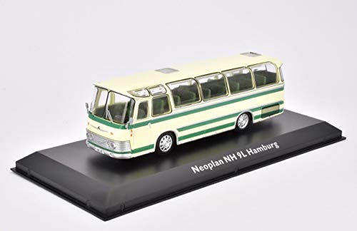 IXO/ALTAYA/ATLAS Neoplan NH 9L Hamburg Bus Fertigmodell aus Die-Cast Metall in Vitrine 1:72 von IXO/ALTAYA/ATLAS