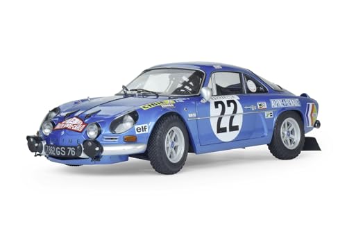 IXO Collections 1:8 IXO Renault Alpine A110 Rally (WB) - Modellbau, Standmodellbau, hochwertiger Bausatz, Modellbausatz, Lichtfunktion, Bausatz von IXO Collections