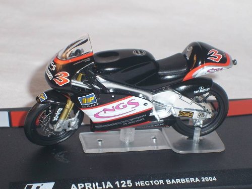 IXO Aprilia 125 Hector Barbera 2004 Motogp 1/24 Altaya by Modellmotorrad Modell Motorrad Sonderangebot von IXO