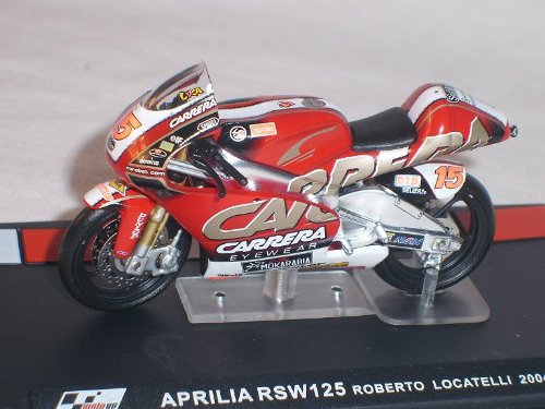 IXO Aprilia RSw125 RSw 125 Roberto Locatelli 2004 Motogp 1/24 Altaya by Modellmotorrad Modell Motorrad Sonderangebot von IXO