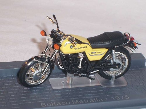 IXO Bultaco Metralla 1975 Gelb 1/24 Altaya by Modellmotorrad Modell Motorrad Sonderangebot von IXO