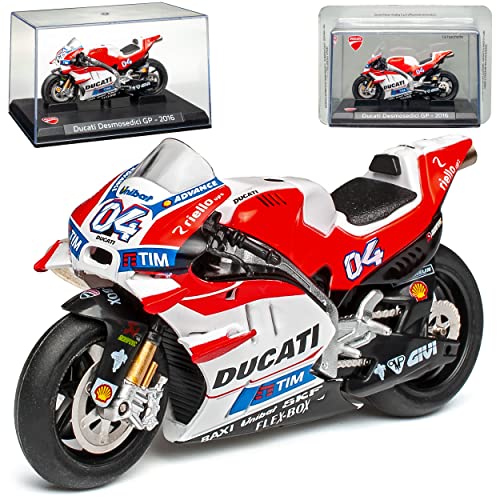 IXO Ducati Desmosedici GP16 MotoGP Nr 04 2016 Andrea Dovizioso 1/24 Hachette Modell Motorrad von IXO