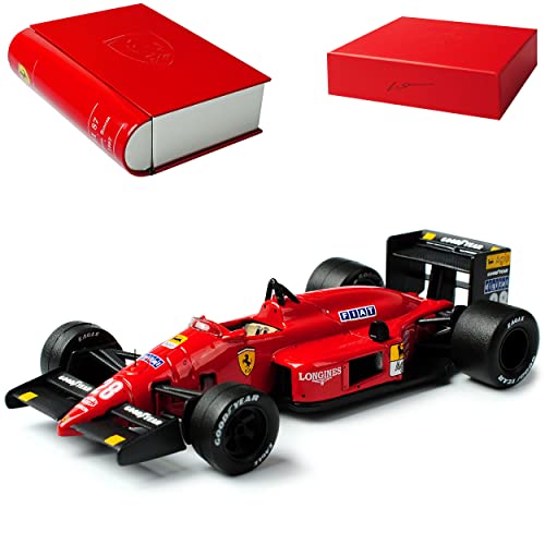 IXO Ferrari F1 Nr 28 Gerhard Berger 1987 Formel 1 in Metallbuch 1/43 Modell Modell Auto von IXO