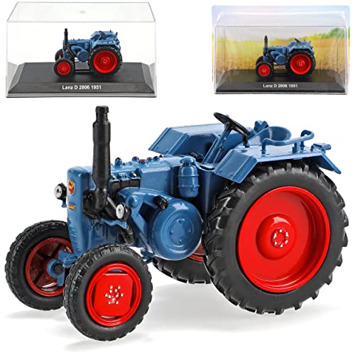 IXO Lanz D2806 Blau Traktor 1951 1/43 Hachette Modell Auto von IXO