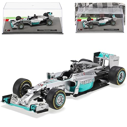 IXO Mercedes-B W05 Lewis Hamilton 2014 Formel 1 mit Sockel und Vitrine 1/43 Modell Auto von IXO