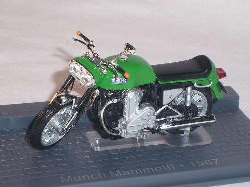 IXO Munch MÜnch Mammut Mammoth 1967 GrÜn 1/24 Altaya by Modellmotorrad Modell Motorrad Sonderangebot von IXO