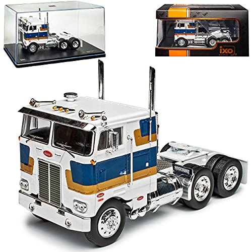 IXO Peterbilt 352H 1979 Weiss LKW Truck USA Amerika 1/43 Modell Auto mit individiuellem Wunschkennzeichen von IXO