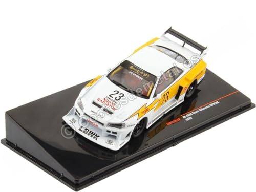 Ixo Model MODELLINO IN Scala COMPATIBILE Con Nissan LB-ER34 SUPER Silhouette Skyline 2020 White 1:43 MOC326 von Ixo