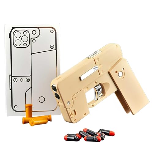 Faltbares Spielzeug Toy Pistole,Mechanisches Design Mini Pistole Toy AngstlöSungs-Sinnesspielzeug Gun-Design-Spielzeug,Geschenk FüR Freund von IXPIUZB