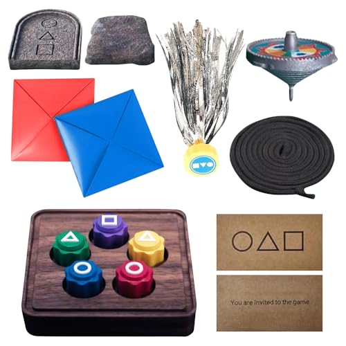 IXYHKB Gonggi Korean Game, Gonggi Traditionelles Koreanisches Spiel, 5-teiliges Gonggi-Spiel-Stones-Set, Klassischer Hand-Auge-Koordinationsspaß, Familienaktivität, Geeignet für alle Altersgruppen von IXYHKB